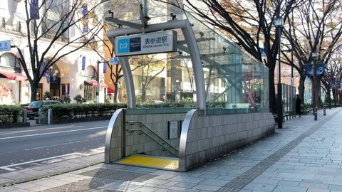 OMOTESANDO STREET Stock Footage 84840340