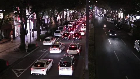 Omotesando Traffic Stock Footage 160464023