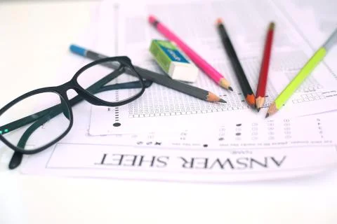 OMR Sheet Stock Photos
