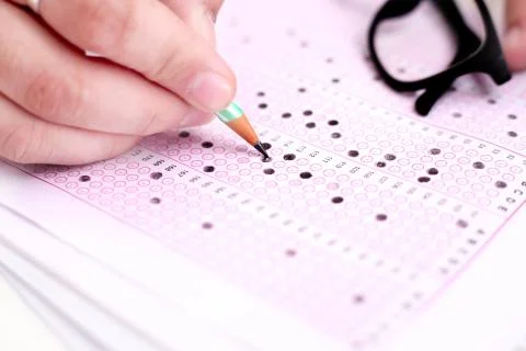 OMR Sheet Stock Photos