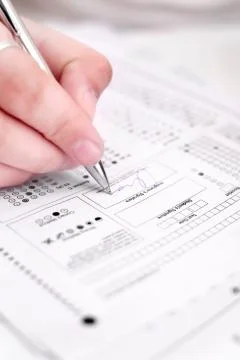 OMR Sheet Stock Photos