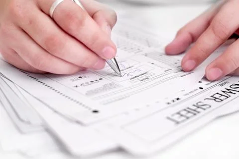 OMR Sheet Stock Photos