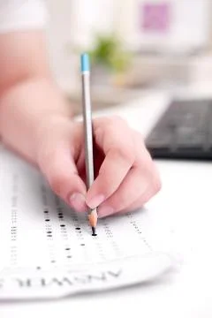 OMR Sheet Stock Photos