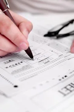 OMR Sheet Stock Photos