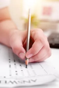 OMR Sheet Stock Photos
