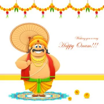 Onam Background Stock Illustration