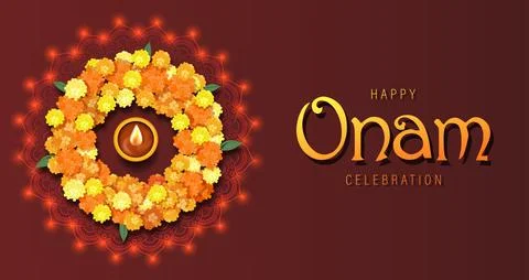 Onam Poster Stock-Illustration