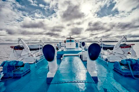 Onboard the old ship Stock Photos