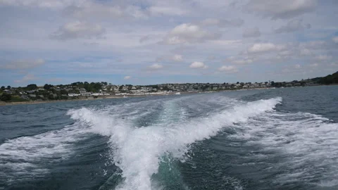 Onboard Speed Boat B Continuous Sequence Pt3 of 6 Stock Footage 240531936