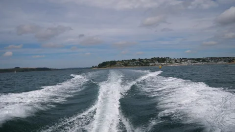 Onboard Speed Boat B Continuous Sequence Pt5 of 6 Stock Footage 240533830