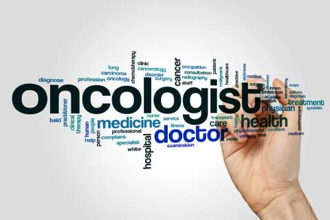Oncologist word cloud Stock Illustration