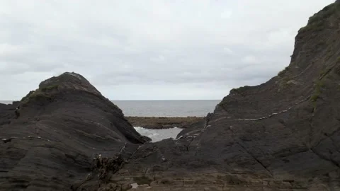 Ondarrua flysch Video stock 198144188
