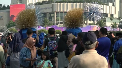 Ondel-Ondel Stock Footage 243469668