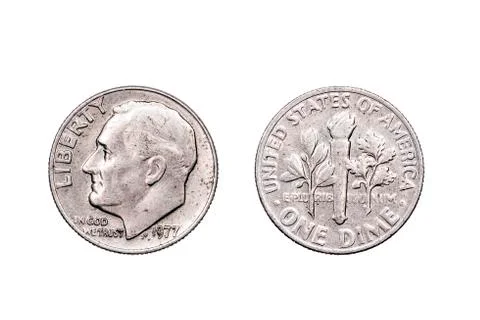 One American Dime Stock-Fotos