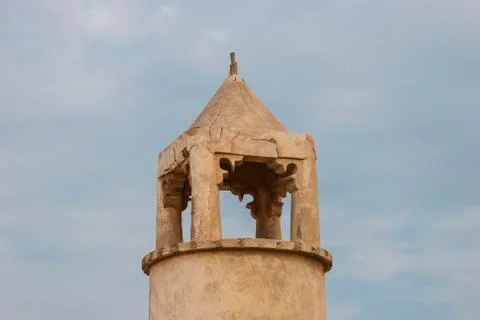 One of the ancient mosques in Qatar Stock Photos
