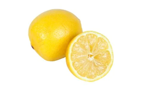 One and a half lemons Stock Photos
