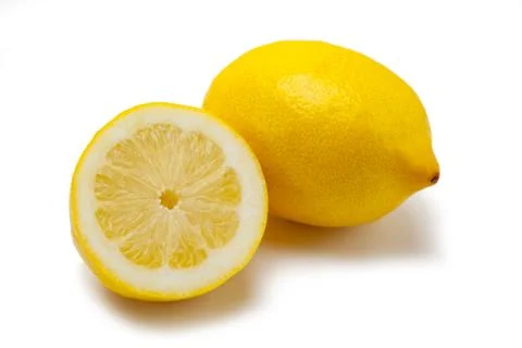 One and a Half Lemons Stock Photos