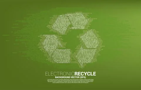 One and zero binary code digit matrix style. Stock Illustration