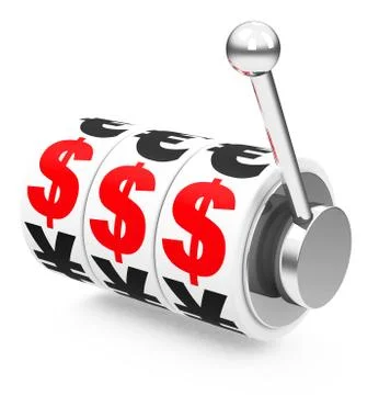 One-armed bandit Stock Illustration