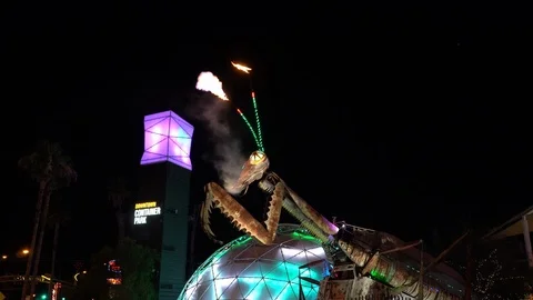 One of the Art model  located in las vegas close to the las vegas Stock Footage 124441790