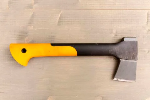 One ax on the table Stock Photos