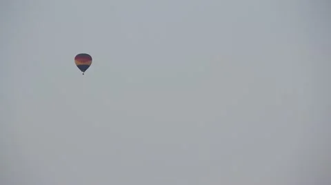 One Balloon in the sky Stock Footage 20522135