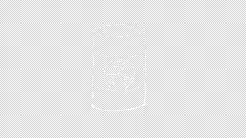 One barrel with radioactive waste Stock Footage 142290899