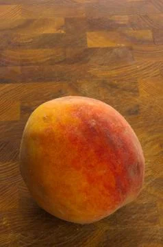 One big peach Foto stock