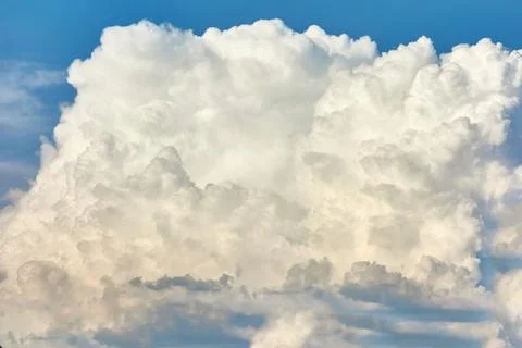 One big white cloud Stock Photos