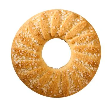 One biscuit close up Fotos de archivo