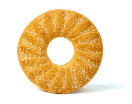 One biscuit close up Stock Photos