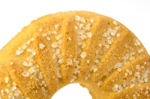 One biscuit close up Stock Photos