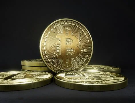 One bitcoin 스톡 일러스트