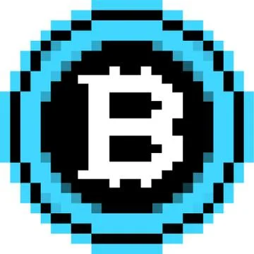 One bitcoin medal Stock Illustration