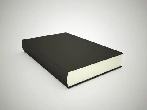 One black book render 스톡 일러스트
