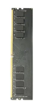 One black RAM module isolated on white, top view Stock Photos