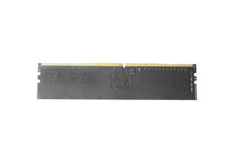 One black RAM module isolated on white, top view Stock Photos