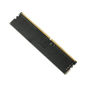 One black RAM module isolated on white Stock Photos
