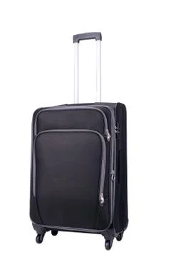 One black suitcase Stock Photos