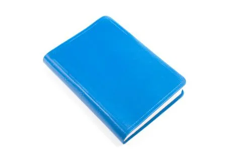 One blue book. Stock Photos