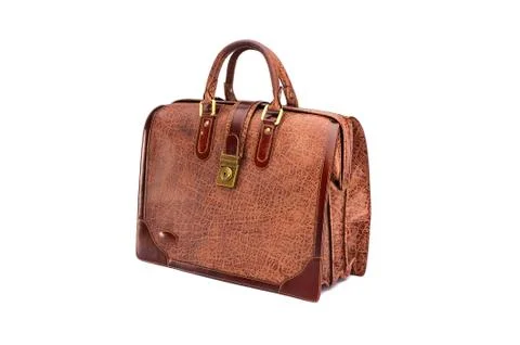 One briefcase leather Stock Photos