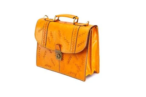 One briefcase leather Stock Photos