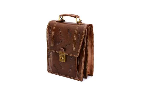One briefcase leather Stock Photos