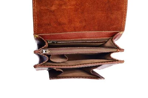 One briefcase leather Stock Photos
