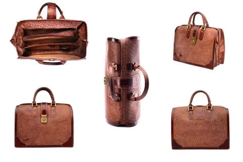 One briefcase leather Stock Photos