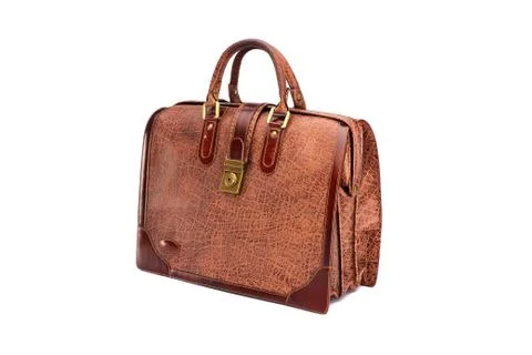One briefcase leather Stock Photos
