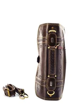 One briefcase leather Stock Photos