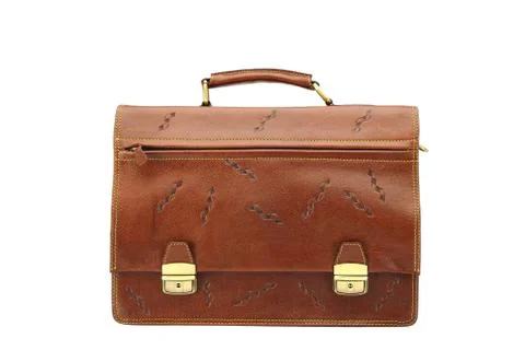 One briefcase leather Stock Photos