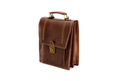 One briefcase leather Stock Photos