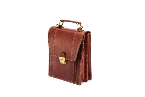 One briefcase leather Stock Photos